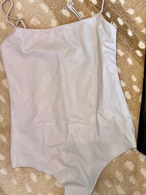 Brand new with tags! Commando Cream Faux Leather Bodysuit